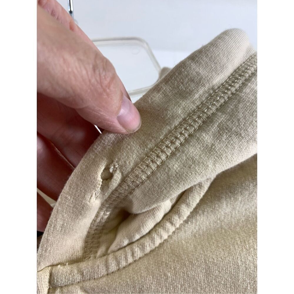 Roxy Beige Zip Up Hoodie Jacket Size S - Picture 7 of 10